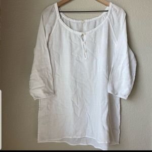 J. Crew Cotton Shirt/Coverup